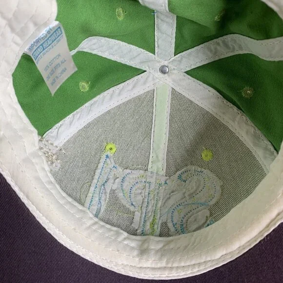 SP1 Raised Patch Blue Letters Ball Cap Green Adj Snapback Embroidery Texas - Picture 9 of 10